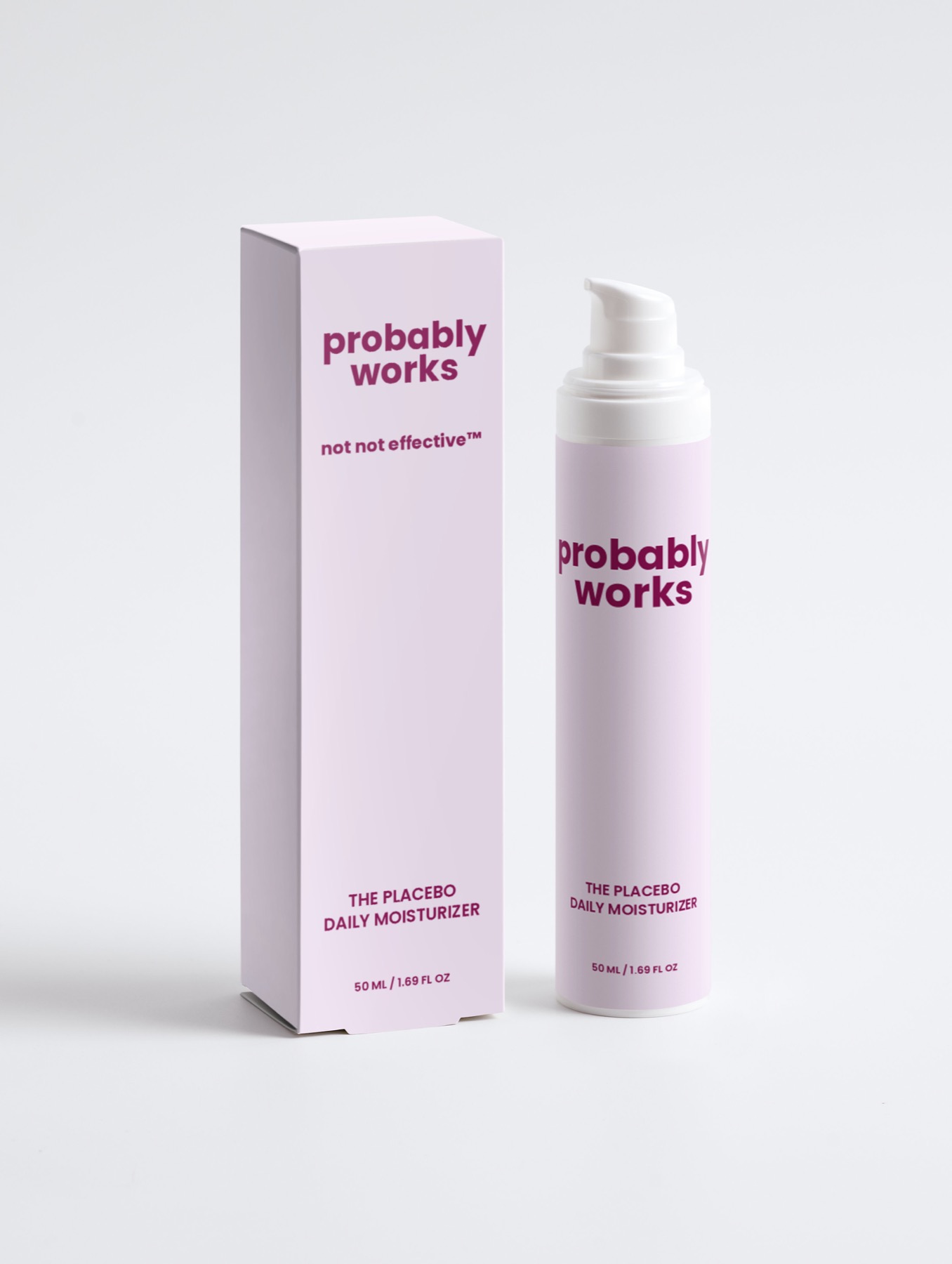 The Placebo Daily Moisturizer with its box